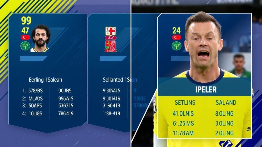 EA Sports FC 26英超球员评分曝光！萨拉赫姆巴佩并列91分领跑